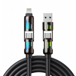 240 W daugiafunkcis USB A, USB C, Ligntining laidas, 1,2 m