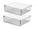 2 vnt. 1,7 l talpos stalčiai 21 x 18 x 5,4 cm