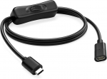 USB C prailginimo įjungimo/i&scaron;jungimo laidas 1 m