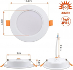 LIGHT LED įleidžiamas &scaron;viestuvas 9W 4000K 6 vnt.