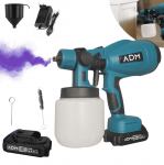 Akumuliatorinis dažų purk&scaron;tuvas (suderinamas su Makita 18v bazės baterija)