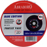 Metalo pjovimo diskas 125x1.0/22mm - 10 vnt ABRABORO&reg;