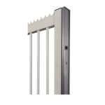 N-LINE-S-MAG - STUMDOMŲJŲ VARTŲ ALIUMINIO APDAILOS PROFILIS, SKIRTAS DERINTI SU MAGNETINĖMIS SPYNOMIS