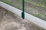 Surenkamas (pakabinamas) betoninis tvoros pamatas 2490x200x55mm + 2 vnt metaliniai laikikliai