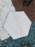 Pėdos Bianco Hexagon (52-60x2cm)