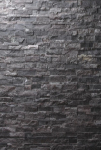 Akmens panelė "Titanium Black" 15x60 cm, m2 (S-forma)