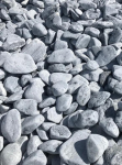 Silver gludinti dekoratyviniai akmenukai 10/30; 30/60 mm. 20 kg