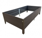 Pakelta lysvė KLASIKA WOOD LOOK, ąžuolo imitacija (ruda), vnt, 150x75x30 cm