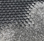 Korys skaldai juodas plastikinis 91,2 x 65 x 3,4 cm (0,56 m2), vnt