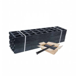 Plastikinis SMART bortelis auk&scaron;tis-45MM (1m) 24vnt + 120 vnt plastikiniai vinys, kompl.