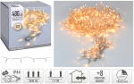 LED girlianda AX8451860, 480 LED, 37,5 m, &scaron;iltai balta