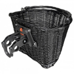 Krep&scaron;elis priekiui Azimut Wicker NEW laikiklis 35x26x22cm black