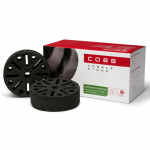 Presuotos kokosų rie&scaron;utų kiautų anglies tabletės COBB Cobblestones, 6 vnt.