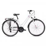 Dviratis Romet Gazela 1 2024 white-violet-18" / M