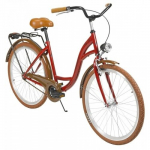 Dviratis AZIMUT City Lux 26" bordo-brown
