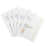BOM Peptide Power Gold Ampoule Mask - lak&scaron;tinių veido kaukių dėžutė, 5 vnt