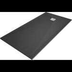 Mexen Stone+ stačiakampė kompozicinė du&scaron;o padėklas 200 x 90 cm, antracitas - 44719020