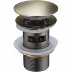 Mexen užkem&scaron;amas kam&scaron;tis klik-klak apvalus su persipylimu, antikinis žalvaris - 79920-40