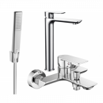 Mexen Alfa R72 vonios rinkinys, chromas - 745713R72-00