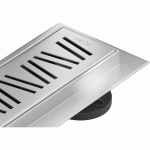 Mexen Flat M22 linijinis nuotekų nutekėjimas 90 cm, inox - 1029090-15