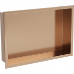 Mexen X-Wall-R ni&scaron;inė lentyna su apvadu 45 x 30 cm, &scaron;ukuota varis - 19C0453010