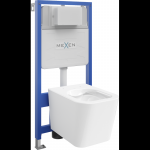 Mexen potinkinis WC rėmo Fenix Slim su WC puodu Teo, baltas blizgus - 6103385XX00