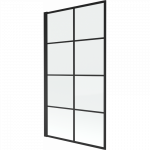 Mexen Alex vonios pertvara su egyvučiu durimi 80 x 140 cm, juodas tinklelis - 893-080-001-70-77