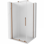 Mexen Velar stumdomas du&scaron;o kabinas 100 x 120 cm, &scaron;erk&scaron;nas, rausvas auksas - 871-100-120-31-60