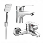Mexen Caro R62 vonios komplektas, chromas - 746603R62-00