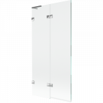 Mexen Lunar L vonios ekranas 2-durų kairysis 90 x 150 cm, skaidrus, chromas - 897L-090-100-01-00-L