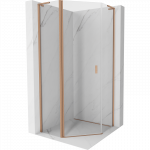 Mexen Mist L penkiakampis du&scaron;o kabina varstoma 80 x 80 cm, skaidri, &scaron;lifuotas varis - 8A8L-080-080-65-00