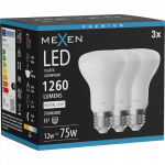 Mexen Nova 3x LED lemputė E27, R63, 12W, Neutrali - 4000K, 1260 lm - L104-E27-1240-01x03