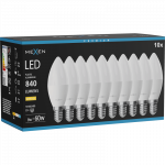 Mexen Nova 10x LED lemputė E14, C37, 8W, &Scaron;ilta - 3000K, 840 lm - L102-E14-0830-01x10