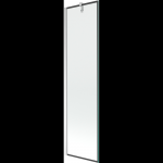 Mexen Next 1-durio vonios ekranas 50 x 150 cm, juodas rėmelis, chromas - 895-050-000-00-70-01