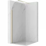 Mexen Kioto-Q du&scaron;o sienelė Walk-in 80 x 200 cm, skaidri 8 mm, aukso &scaron;iurk&scaron;tinta - 800-080-101-55-00-Q