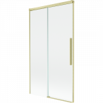 Mexen Rox 2 dalių slankiojantis du&scaron;o sienelė 100 x 150 cm, skaidrus, auksinis &scaron;lifuotas - 8C9-100-001-55-00