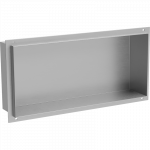 Mexen X-Wall-NR ni&scaron;inė lentyna be kra&scaron;tų 45 x 20 cm, inox - 1911452010