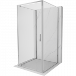 Mexen Exo-3S 3-sienės du&scaron;o kabina 70 x 70 cm, skaidri, chromuota - 8181-070-070-01-00-3S