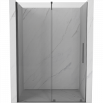 Mexen Velar stumdomos du&scaron;o durys 150 cm, permatomos, &scaron;ukuotas ginklų pilkumo - 871-150-000-01-66