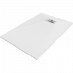Mexen Hugo stačiakampė SMC du&scaron;o padėklas 110 x 90 cm, baltas, inox dangtelis - 42109011-X