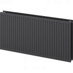 Mexen CH20 Higieninis plok&scaron;telinis radiatorius 400 x 1100 mm, &scaron;oninis prijungimas, 875 W, antracitas - W420H-040-110-66