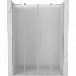 Mexen Velar L Duo stumdomos du&scaron;o durys 150 cm, matinės, &scaron;lifuotas nikelis - 871-150-003-32-97