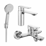 Mexen Milo R40 vonios komplektas, chromas - 71303R40-00