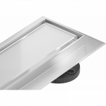 Mexen Flat 360&deg; MGW linijinis sukamasis drenažas 90 cm, baltas stiklas - 1027090-40