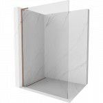 Mexen Kioto L du&scaron;o siena Walk-in 105 x 200 cm, permatomas, rožinis auksas - 800-105-103-60-00