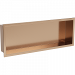 Mexen X-Wall-R ni&scaron;inė lentyna su apykakle 60 x 20 cm, &scaron;lifuotas varis - 19C0602010