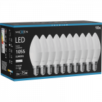 Mexen Nova 10x LED lemputė E14, C37, 10W, Neutrali - 4000K, 1055 lm - L102-E14-1040-01x10
