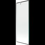 Mexen Next 1-durų vonios pertvara 70 x 150 cm, juodas rėmelis, chromas - 895-070-000-00-70-01