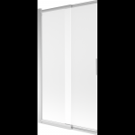 Mexen Fox 2 dalių slankiojančios du&scaron;o durys 100 x 150 cm, matinės, chromuotos - 891-100-002-01-30