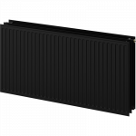 Mexen CVH30 Higieninis plok&scaron;čias radiatorius 500 x 1800 mm, apatinis prijungimas, 2334 W, juoda - W630H-050-180-70
